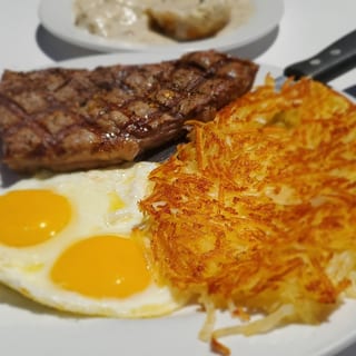 Top Sirloin Steak & Eggs