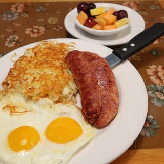 Andouille Sausage & Eggs